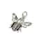 12 Pack: Charmalong™ Antique Silver Bee Charm by Bead Landing™